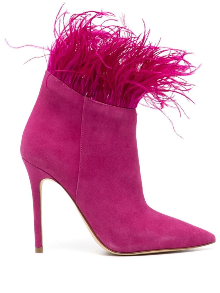 Michael Kors Whitby 110mm suede boots - Pink Cover