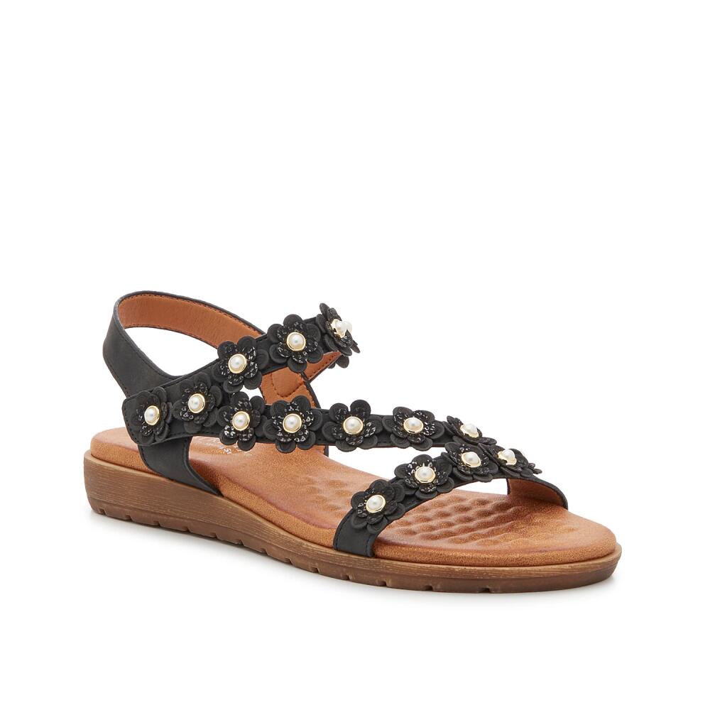 Patrizia by Spring Step Pearlja Sandal | Women's | Black Cover