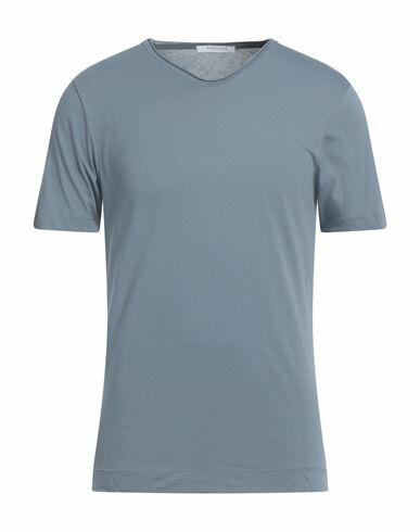 Bellwood Man T-shirt Slate blue Cotton Cover