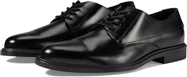 HUGO Kerr Smooth Leather Derby Shoes (Black Midnight) Men's Shoes Cover