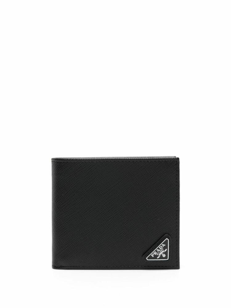 Prada Saffiano logo wallet - Black Cover