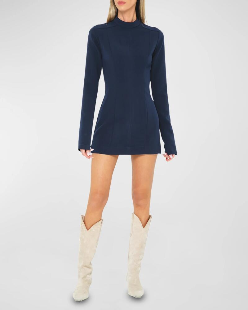 JBQ Clark Long-Sleeve Mini Dress Cover