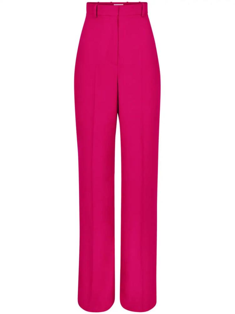 Nina Ricci high-waist tailored wool trousers - Pink Cover