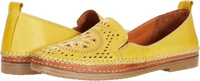 Spring Step Ingrid (Yellow Leather) Women's Shoes Cover