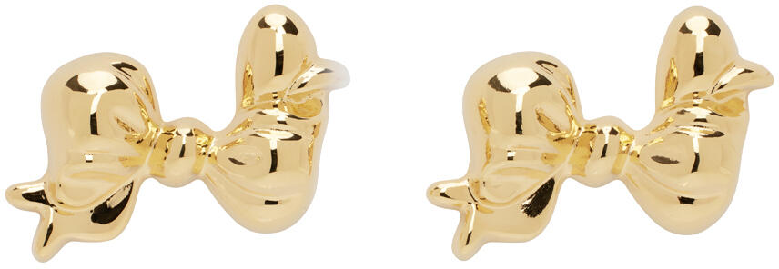 Mondo Mondo Gold Big Bow Earrings Cover