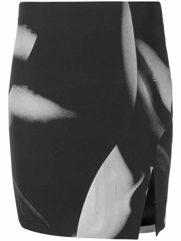 Off-White Liquid Melt mini skirt - Black Cover