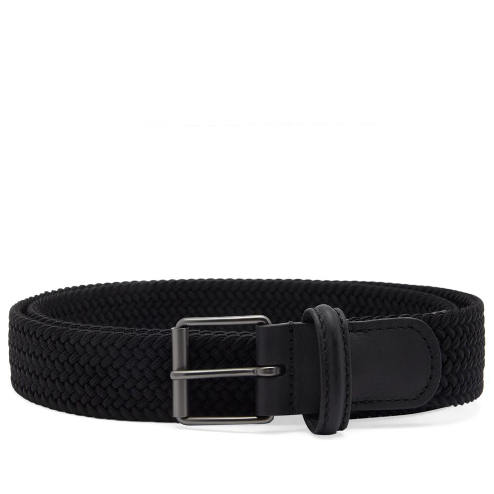 Anderson's Men's Slim Woven Textile Belt in Black Cover