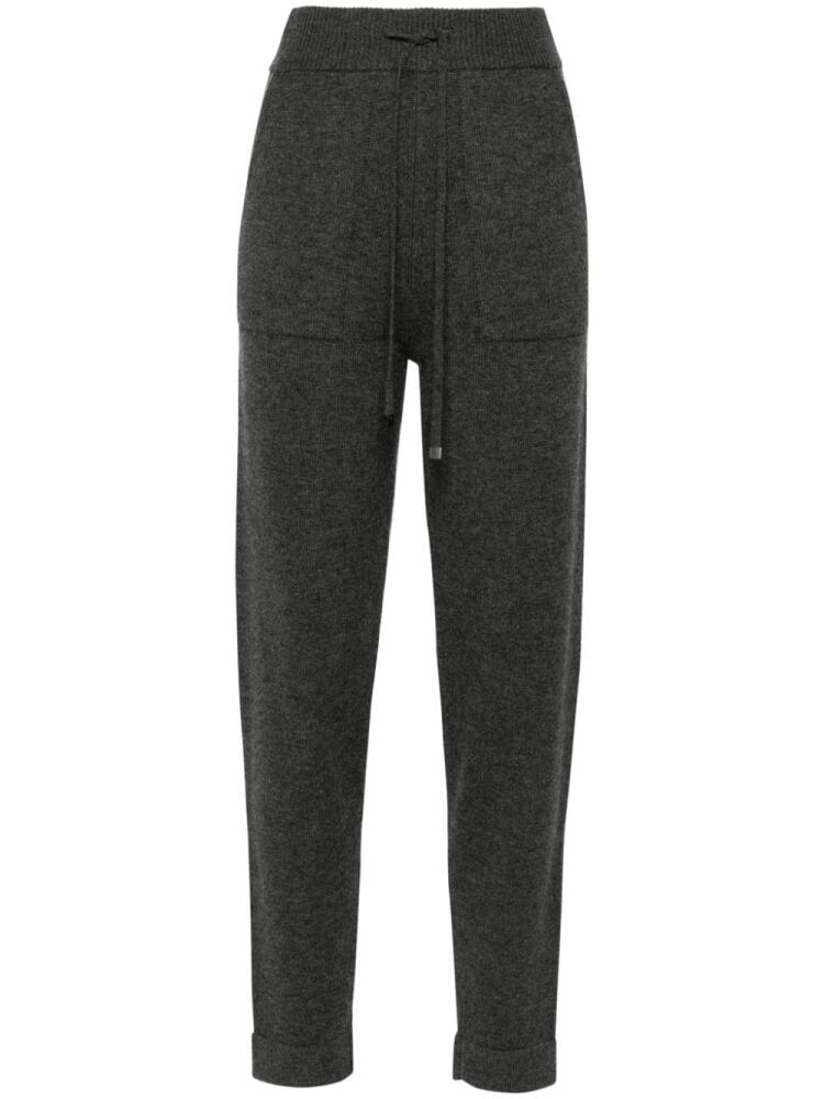 Max Mara tapered knitted trousers - Grey Cover