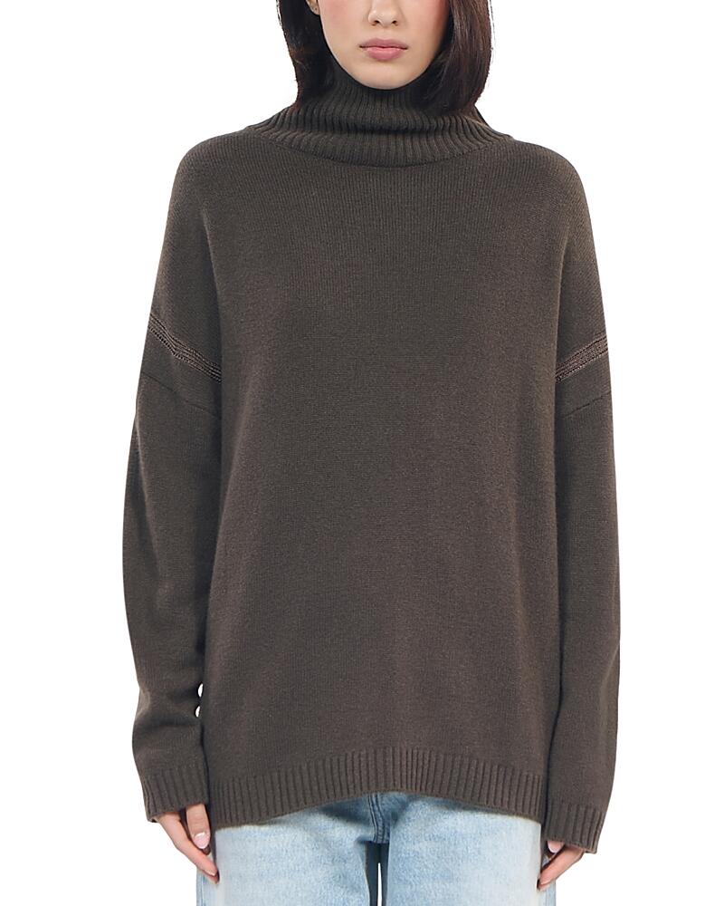 The Kooples Cashmere Blend Funnel Neck Sweater Cover