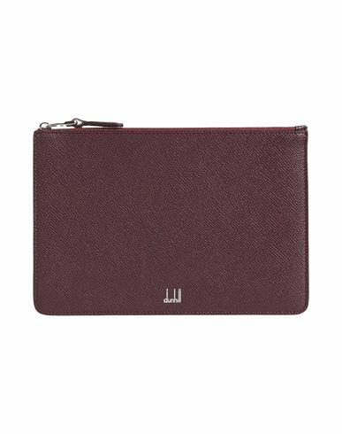 Dunhill Man Pouch Burgundy Soft Leather Cover