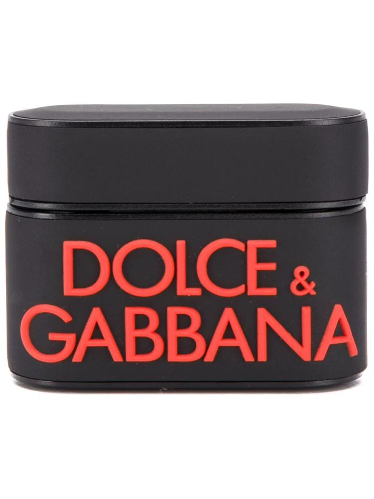 Dolce & Gabbana logo EarPods case - Black Cover