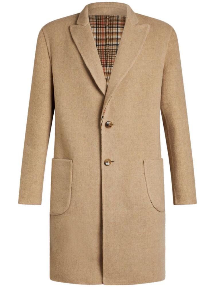 ETRO reversible single-breasted coat - Neutrals Cover