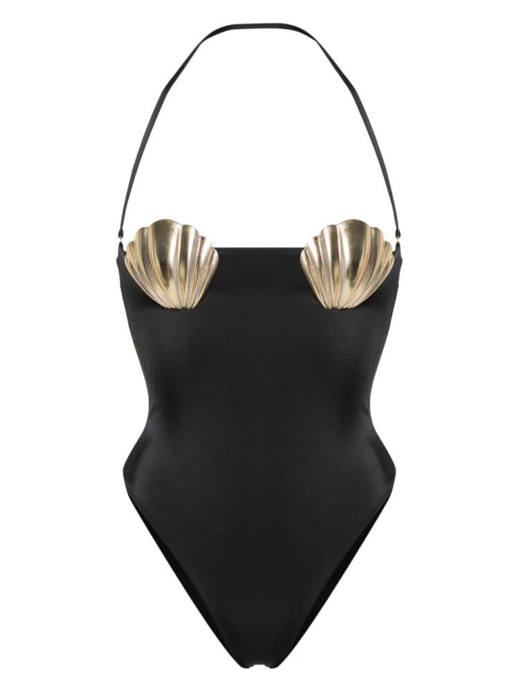 DSQUARED2 shell-detail swimsuit - Black Cover