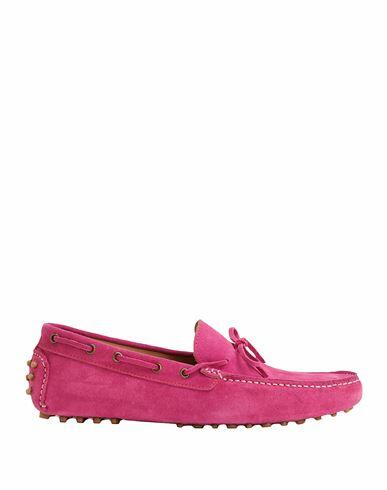 8 By Yoox Suede Driving Shoes Man Loafers Magenta Calfskin Cover