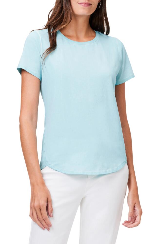 NZT by NIC+ZOE Stretch Cotton Shirttail T-Shirt in River Cover