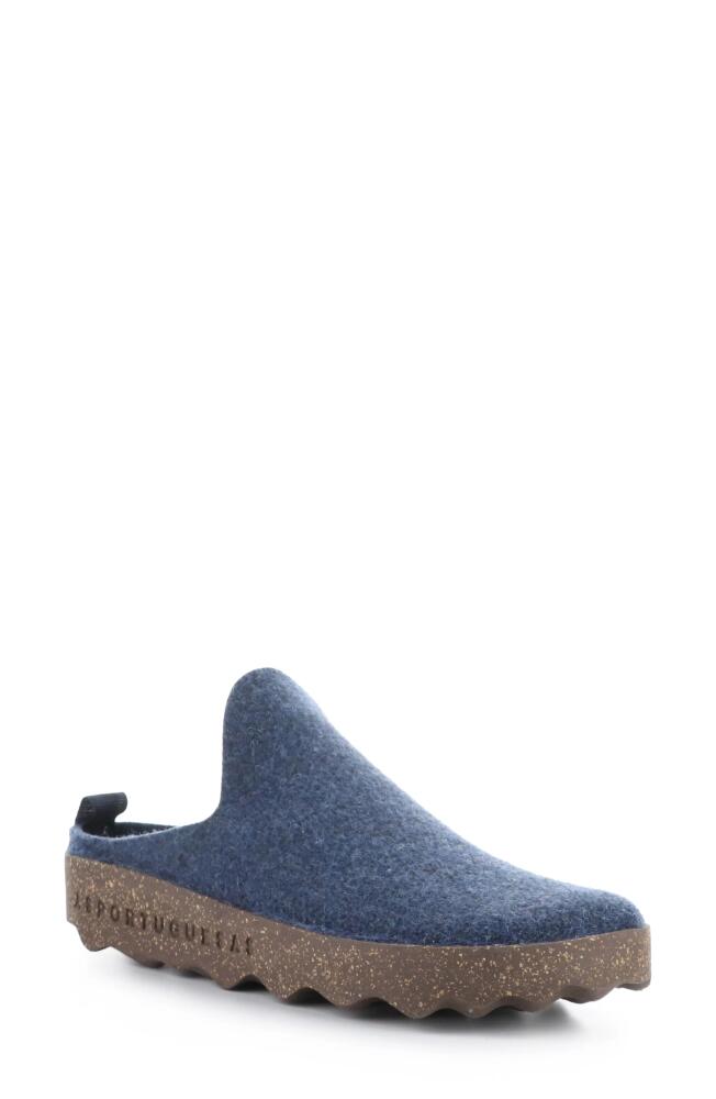 Asportuguesas by Fly London Fly London Come Sneaker Mule in Blue Rewooly Cover