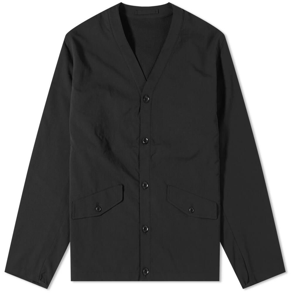 Nanamica Men's ALPHADRY Cardigan in Black Cover