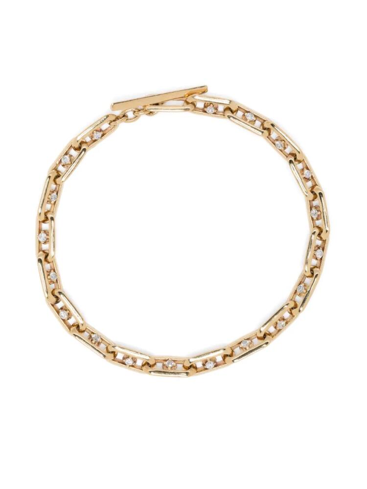 Lizzie Mandler Fine Jewelry 18kt yellow gold diamond bracelet Cover