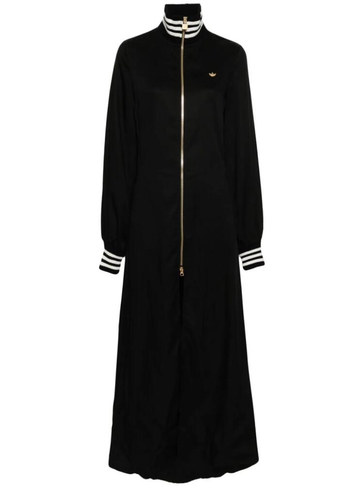 adidas satin maxi dress - Black Cover