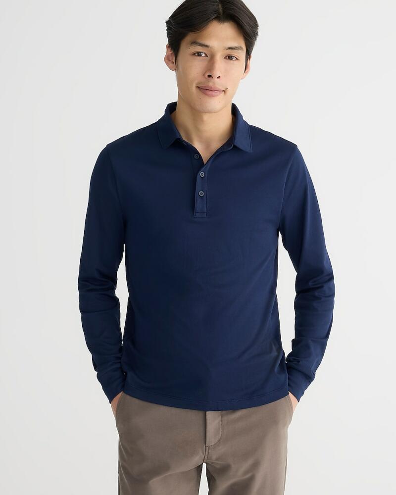 J.Crew Long-sleeve performance polo shirt with COOLMAX® technology Cover