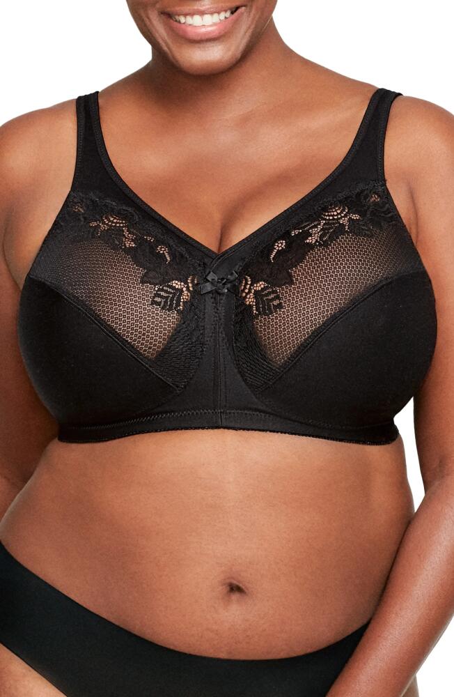 Glamorise MagicLift Minimizer Bra in Black Cover