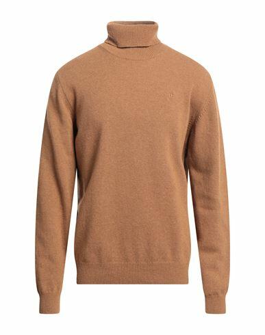 Jeckerson Man Turtleneck Camel Wool, Polyamide Cover