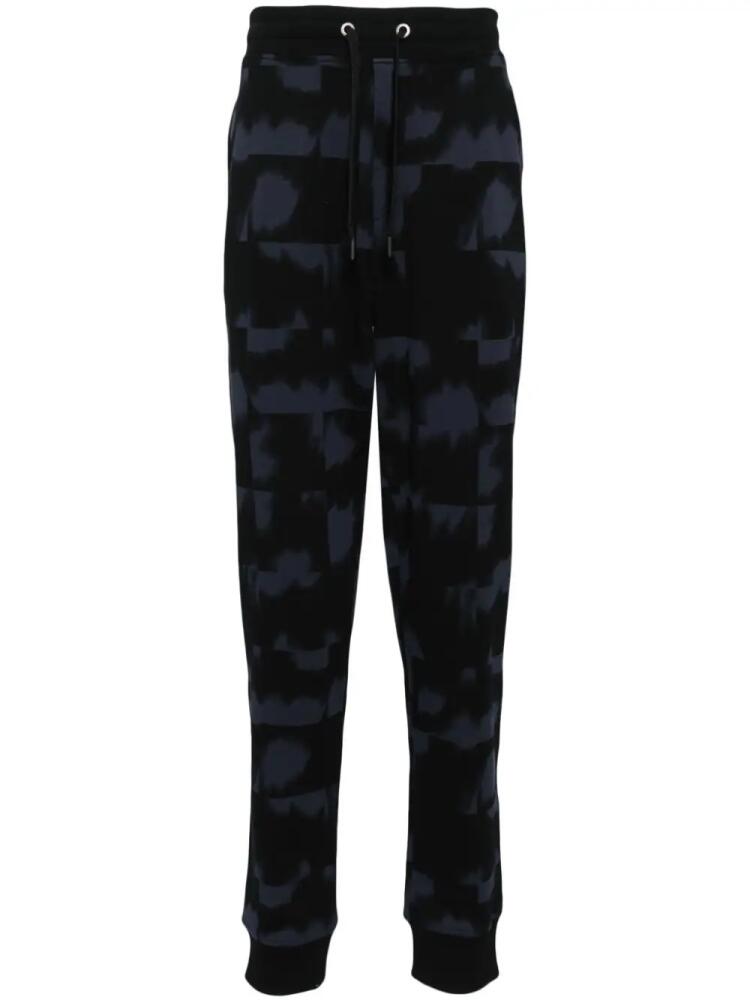 Moose Knuckles appliqué-logo cotton track pants - Black Cover