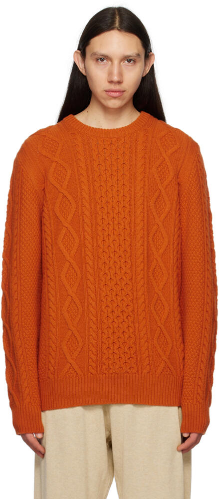 Ghiaia Cashmere Orange Pescatore Sweater Cover