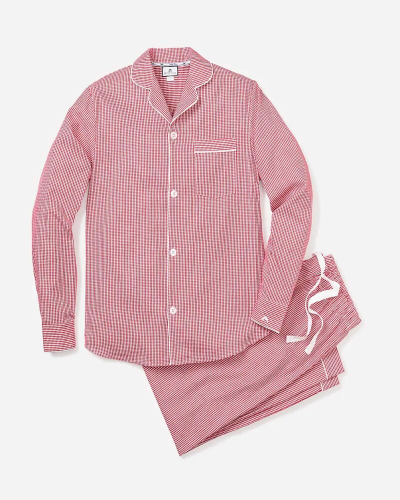 J.Crew Petite Plume™ men's pajama set in mini gingham Cover