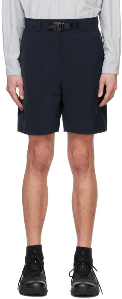 BLÆST Navy Folven Shorts Cover