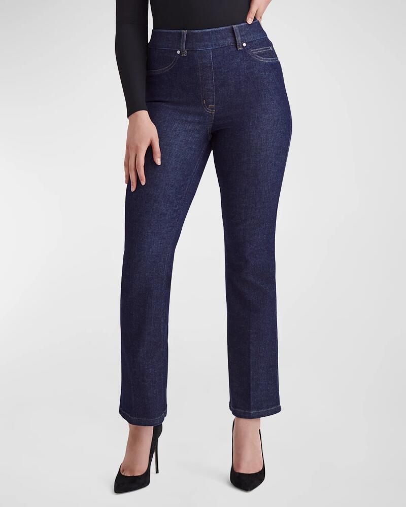 Spanx Cropped Kick Flare Denim Jeans Cover