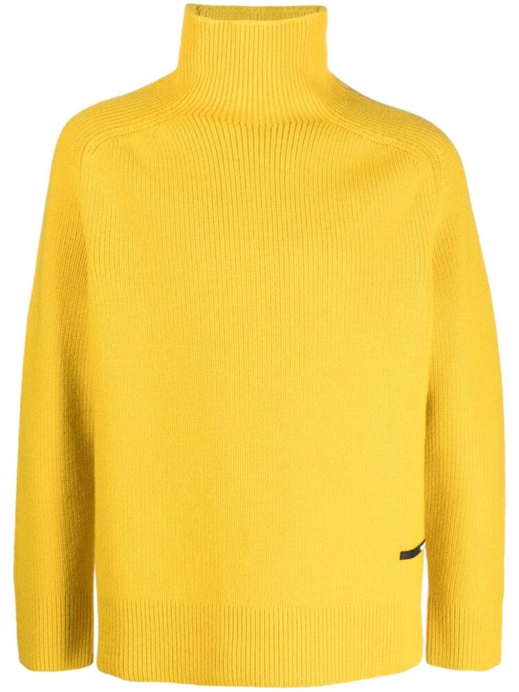 OAMC high-neck wool jumper - Yellow Cover