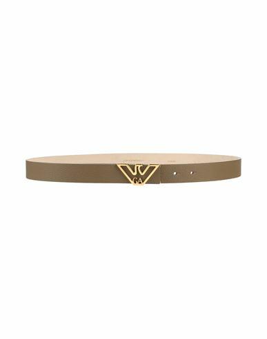 Emporio Armani Woman Belt Beige Soft Leather Cover