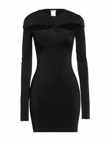 Amazuìn Woman Mini dress Black Polyamide, Elastane Cover