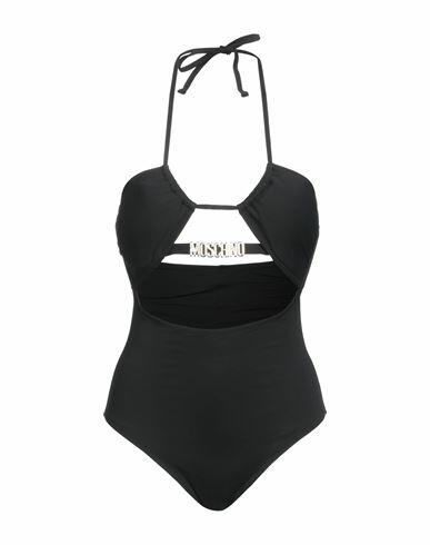 Moschino Woman One-piece swimsuit Black Polyamide, Elastane Cover