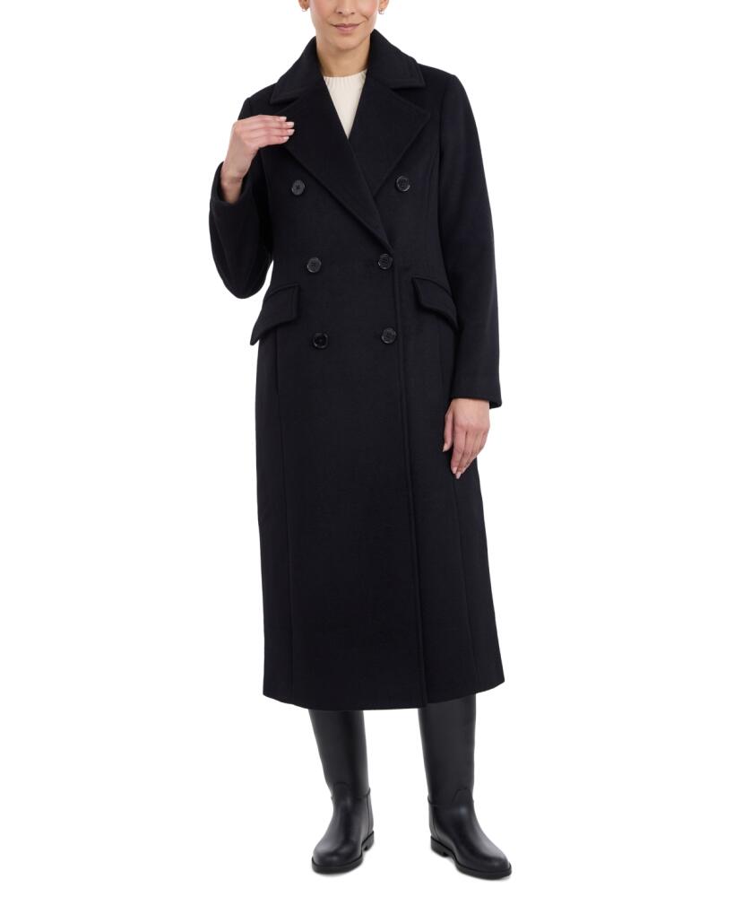 Michael Michael Kors Women's Double-Breasted Maxi Coat - Black Cover