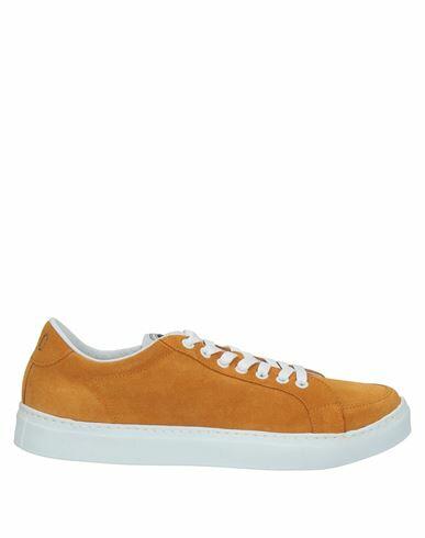 Pantofola D'oro Man Sneakers Ocher Soft Leather Cover