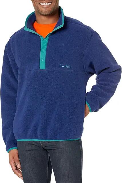 L.L.Bean Bean's Classic Snap Fleece Pullover Adults (Night) Clothing Cover