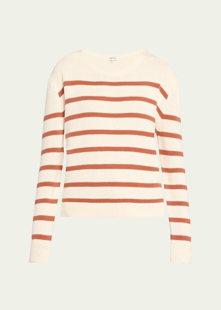 Kule The Finn Cotton Stripe Knit Sweater Cover