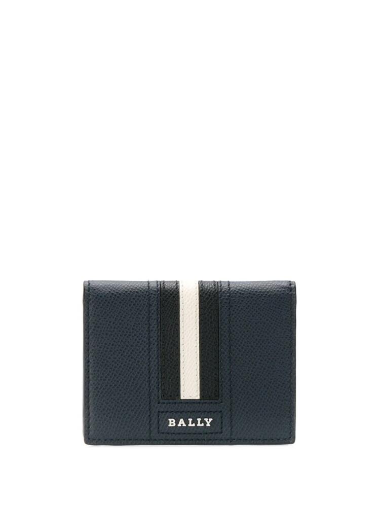 Bally logo stripe wallet - Blue Cover