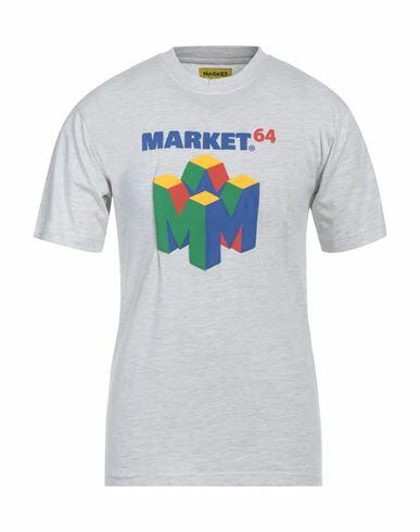 Market Man T-shirt Light grey Cotton Cover