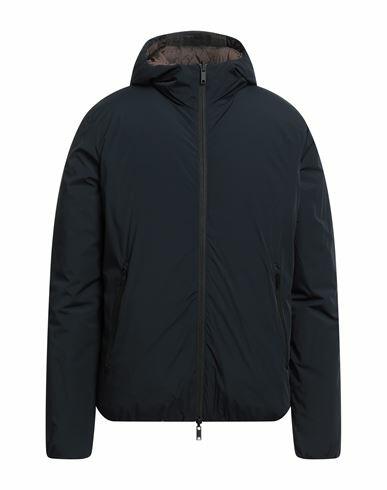 Homeward Clothes Man Jacket Midnight blue Nylon, Elastane Cover