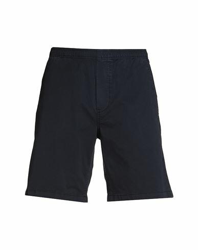 Selected Homme Man Shorts & Bermuda Shorts Navy blue Cotton, Recycled cotton, Elastane Cover