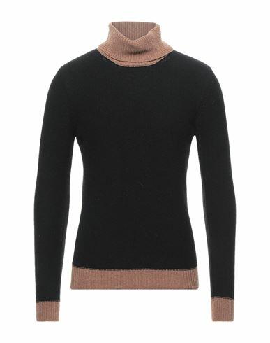 L. b.m. 1911 Man Turtleneck Black Virgin Wool Cover