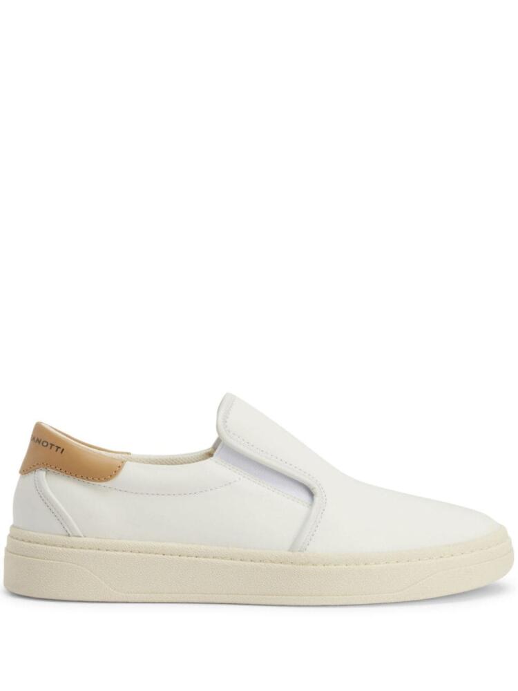 Giuseppe Zanotti Gz94 smooth leather slip-on sneakers - Neutrals Cover