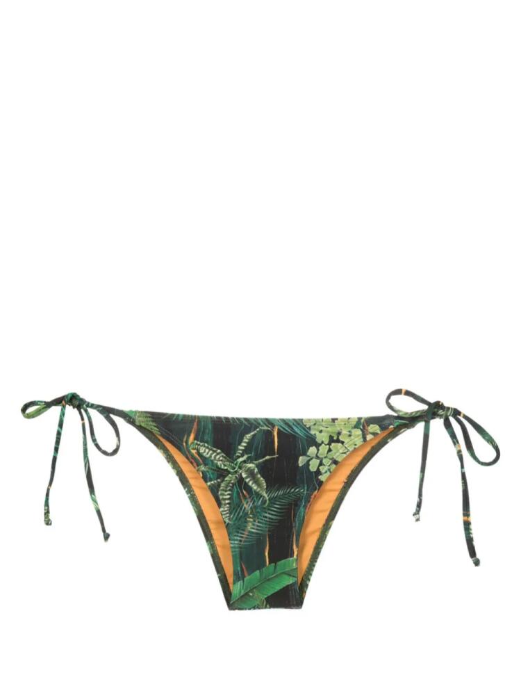 Lygia & Nanny Thai leaf-print bikini bottoms - Green Cover