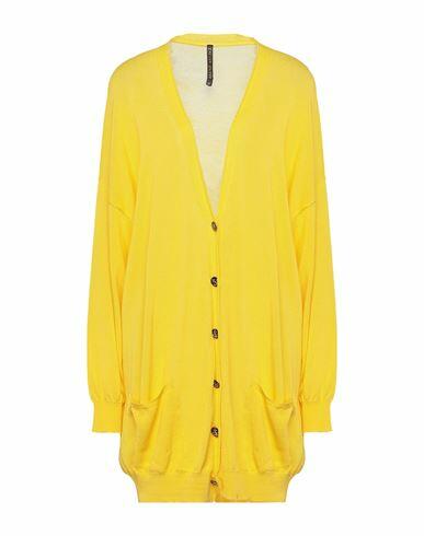 Manila Grace Woman Cardigan Yellow Cotton Cover