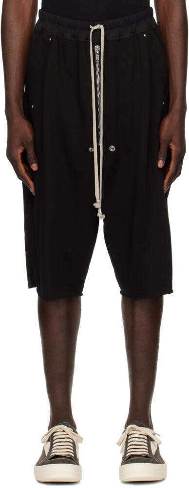 Rick Owens Black Porterville Bela Pods Shorts Cover