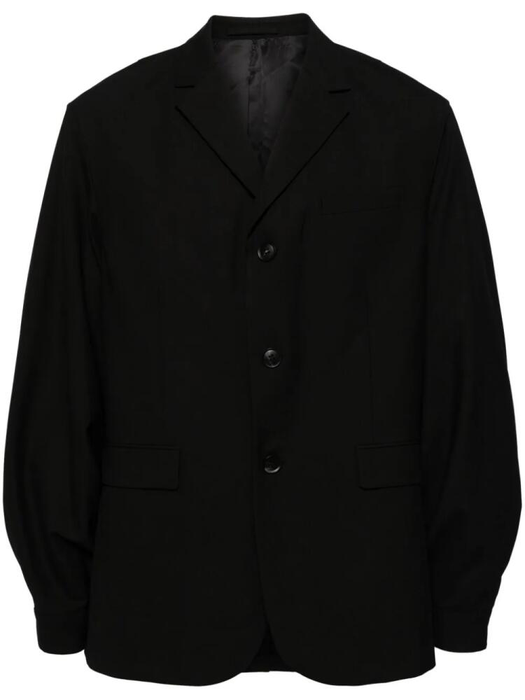 CROQUIS notched-lapel blazer - Black Cover