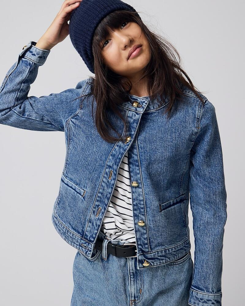 J.Crew Girls' Louisa lady jacket in denim Cover